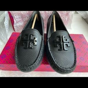 Tory Burch Lowell 2 Driver-Tumbled Leather Loafer